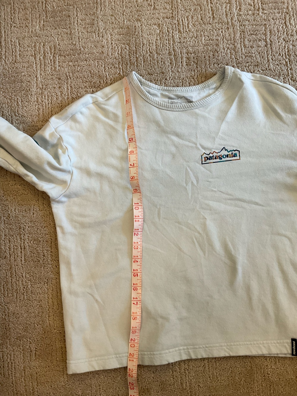 Patagonia Light Blue Crewneck Sweatshirt - Picture 13 of 14
